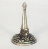 Pewter Ornamental Ring Stand 10cm Pewter Ornamental Ring Stand 10cm