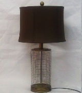 Brown Glass Lamp -65cm