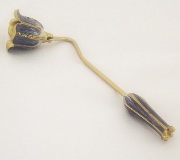 Blue Enamel Candle Snuffer - 18cm