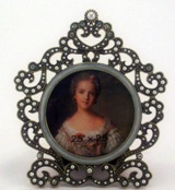 white & Pearl Photo Frame 2.5 * 2.5inch