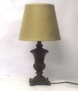 Bronze Stone Desk Lamp - 44cm