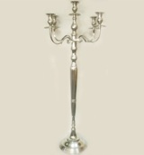 5 Arm Aluminium Candelabra - 120cm