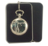 Quartz Pocket Watch - Golfer