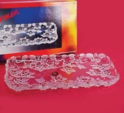 Carmen Glass Canape Tray - 34cm