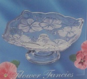 Flowe Francies Footed Dish 17cm