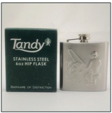 Hip Flask 6 oz - Fishing Detail