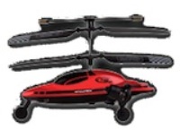 Micro Hybrid Helicopter 140 - Black or red