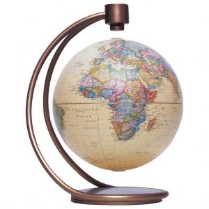 Levitating Globe - Stellanova 8 inch - Antique