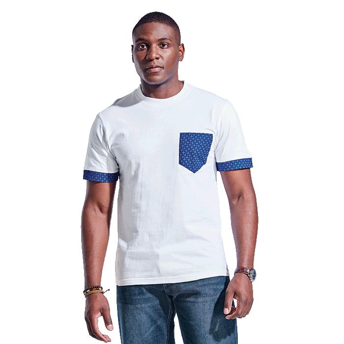 Barron Mens 160g Bokang T-Shirt - Avail in: Navy/Navy, Red/Red o