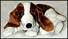 Lying Basset  45cm - Soft, Cuddly Teddy Bear