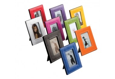 Small PU Photo frame - Available many different colours