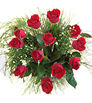 Classic Dozen Roses in Cellophane