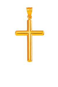 9 CARAT GOLD PLAIN CROSS 9 CARAT GOLD PLAIN CROSS