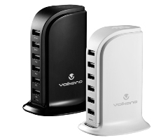 Volkano Peak Series 6 Port Usb Charger