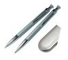 RIO SATIN BALLPOINT & PENCIL SET IN BOX