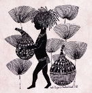 Girl with Calabash Heidi Lange Prints