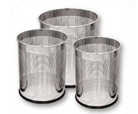 CHROME WASTEBINS (SET OF 3) "FUTURO"