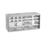 Big Jim 24 Drawer Storage Organiser- Black / Clear  - Min Order: