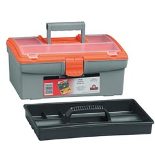 Big Jim 32cm Toolbox- Grey / Orange  - Min Order: 6 pcs