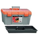 Big Jim 56cm Toolbox- Grey/ Orange - Min Order: 4 pcs