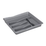 Cutlery Tray L390 x H345 x W50- Silver  - Min Order: 10 pcs