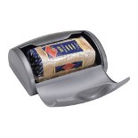 Bread Bin   L350 x W250 x H160 mm- Silver  - Min Order: 4 pcs