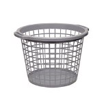 Laundry Basket L500 x H465 x W356- Silver  - Min Order: 10 pcs