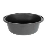 50L Oval Basin   L 700 x W510 x H70 mm- Charcoal - Min Order: 10