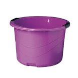 80L Giant Tub W590 x H410mm- Black   - Min Order: 10 pcs