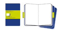 Moleskine Plain Cahier Journals Navy Blue X Large