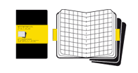 Moleskine Squared Cahier Journals Black X Large