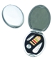 Silver sewing kit with mirror