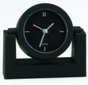 Swivel head desk clock black