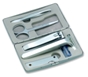 Metal mens manicure set