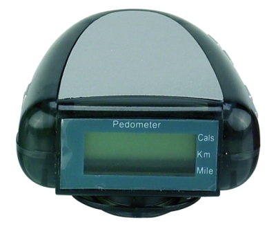 Pedometer Pocket Radio Black