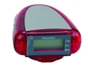 Pedometer Pocket Radio Red