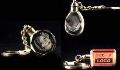 Crystal Key Rings - Round 30x30x10mm (with a light) Crystal Key Rings - Round 30x30x10mm (with a light)