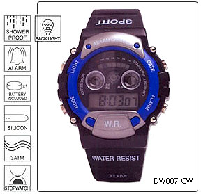 Fully customisable Multi Function Digital Wrist Watch - Design 1