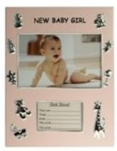 Photo Frame Silver - Baby Girl (4 * 6 inch)