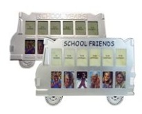 Aluminium Picture Frame - School Bus (12 * 1.5 * 2)