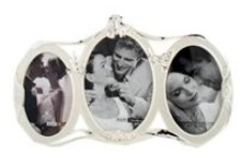 Triple Heart Design Photo Frame - Two Tone