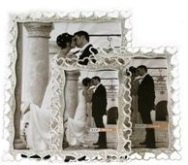 Studded Hearts Picture Frame - Silver Plated (8 * 10 inch)