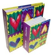 Photo Album 200 Photos slip in with memo & cd pocket - 4 Heart D