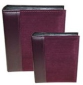 Suede Photo Album 100 Photos - Burgandy (4 * 6 inch)