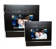 Wood & Metal Photo Album black (4 * 6 inch) 100 Photos