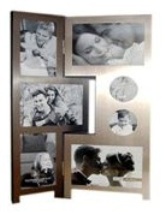 Pewter Photo Frame - 7 windows