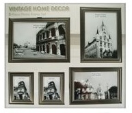 Aluminium Picture Frame - 5 Pc Set