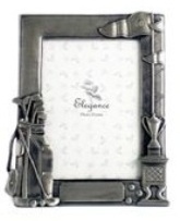 Pewter Picture Frame - Golf