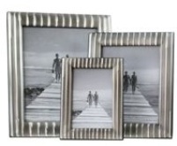Pewter Vertical Striple Picture Frame (6 * 8 inch)