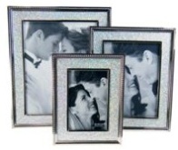 Black Aluminium With Studs Photo Frame (4 * 6 inch)